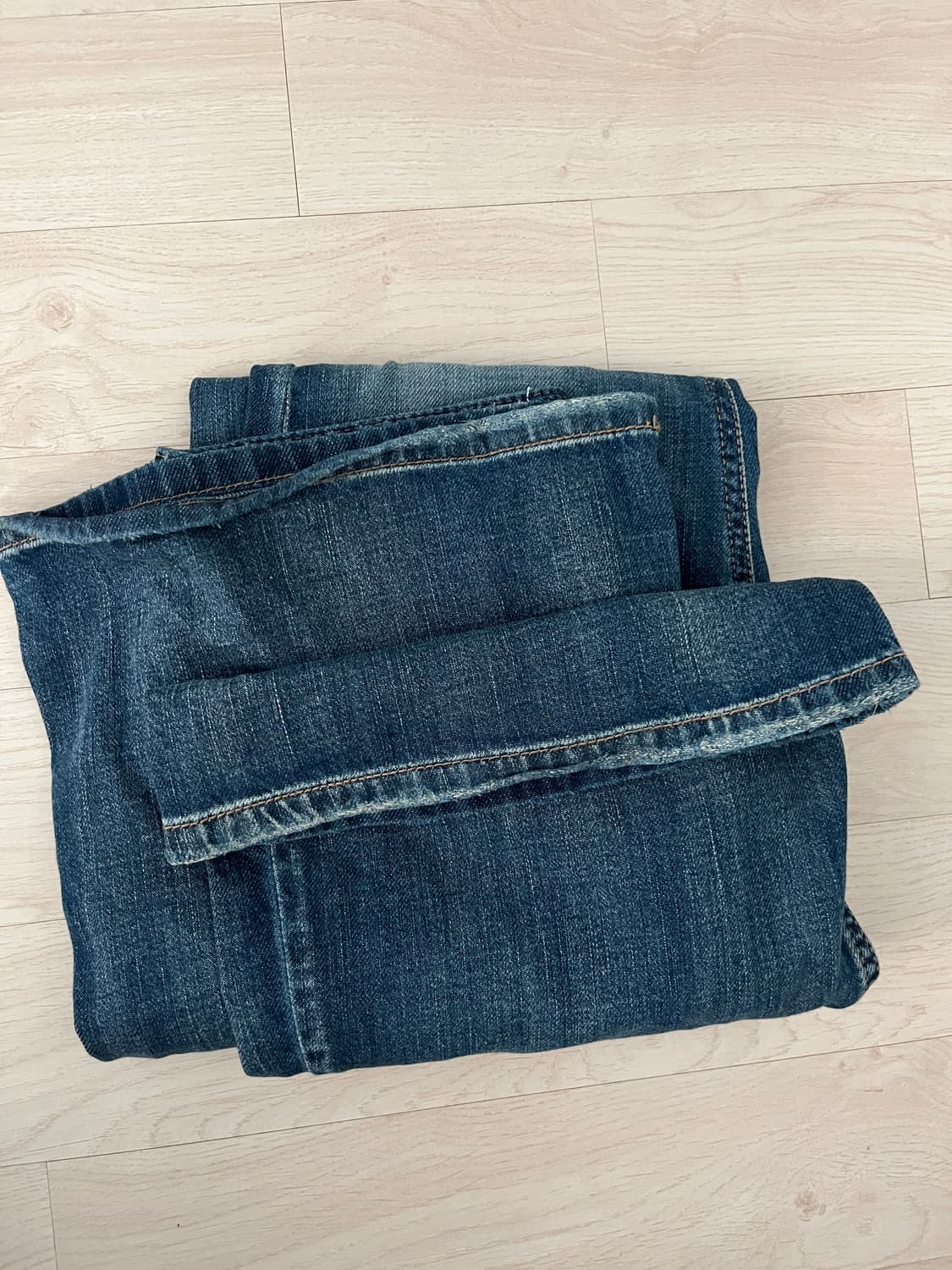 ootj 로우라이즈 부츠컷 데님 s 상품이미지4