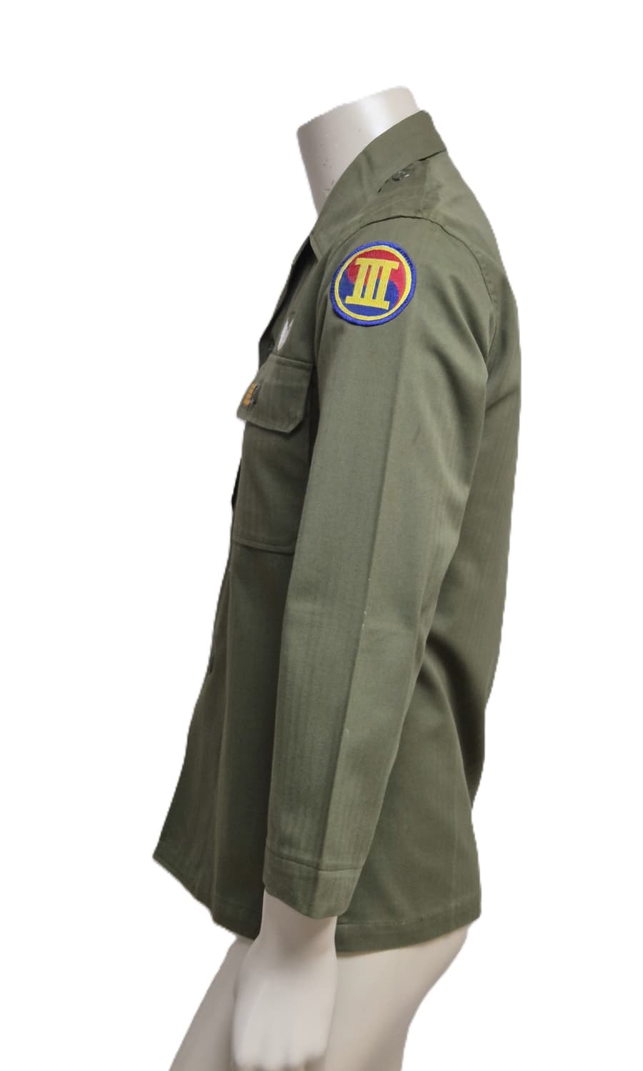 육군 구형 3군단 702특공연대 병장 민무늬 전투복 상의 자켓 (M) 상품이미지2