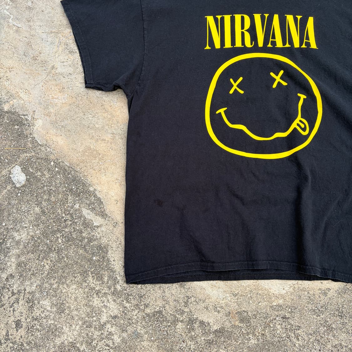 NIRVANA 너바나 빈티지 오피셜 스마일로고 반팔티 2XL 상품이미지3