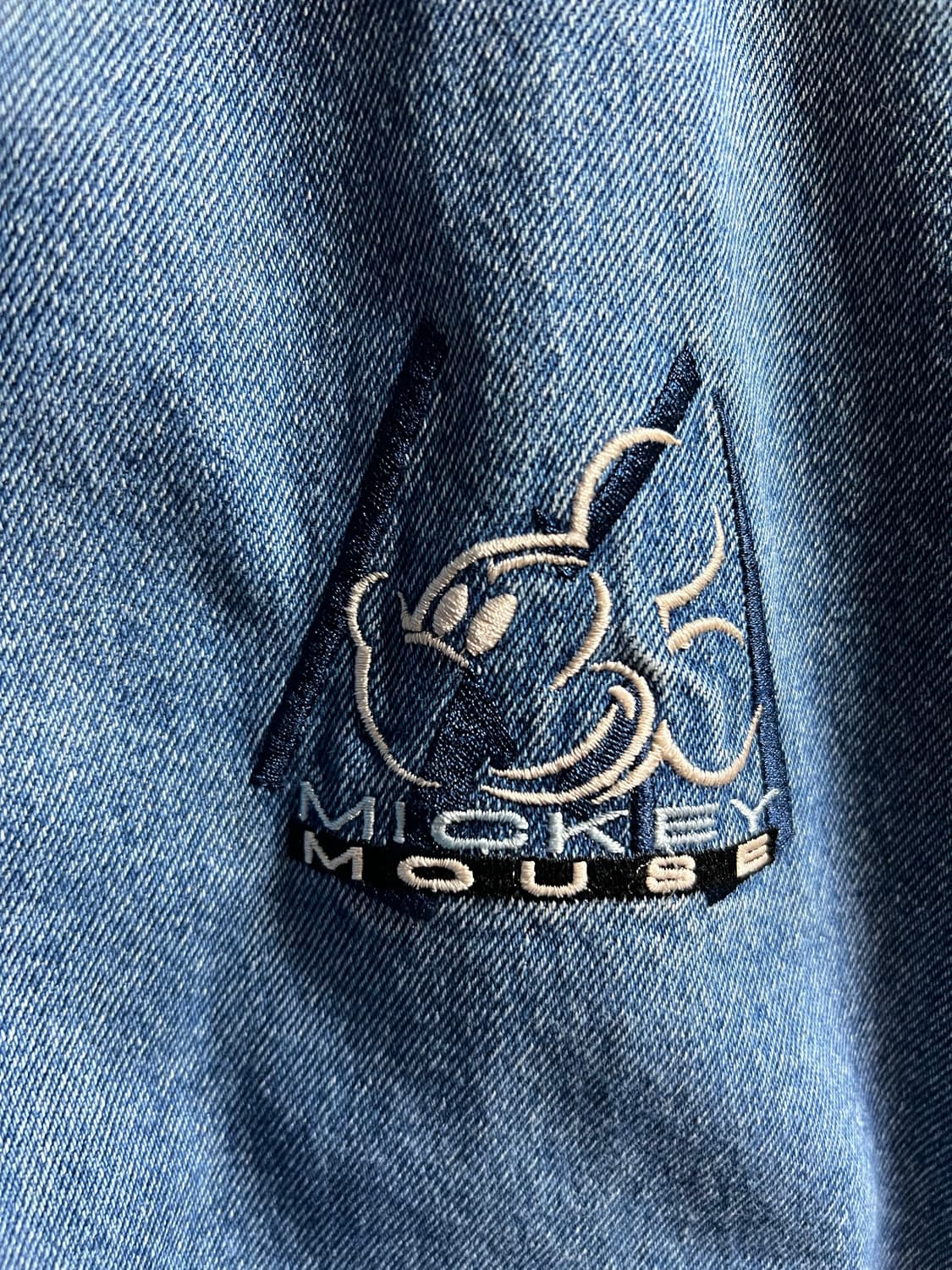 빈티지 디즈니 미키마우스 데님 자켓 상품이미지3