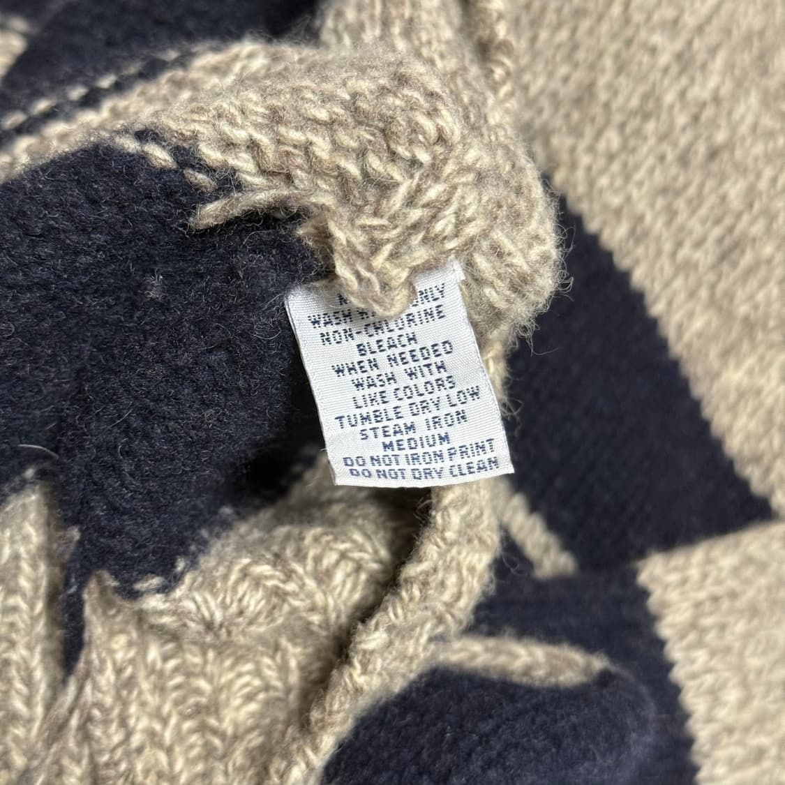 폴로랄프로렌 레드 포니 램스울 숄카라 스트라이프 니트 상품이미지5