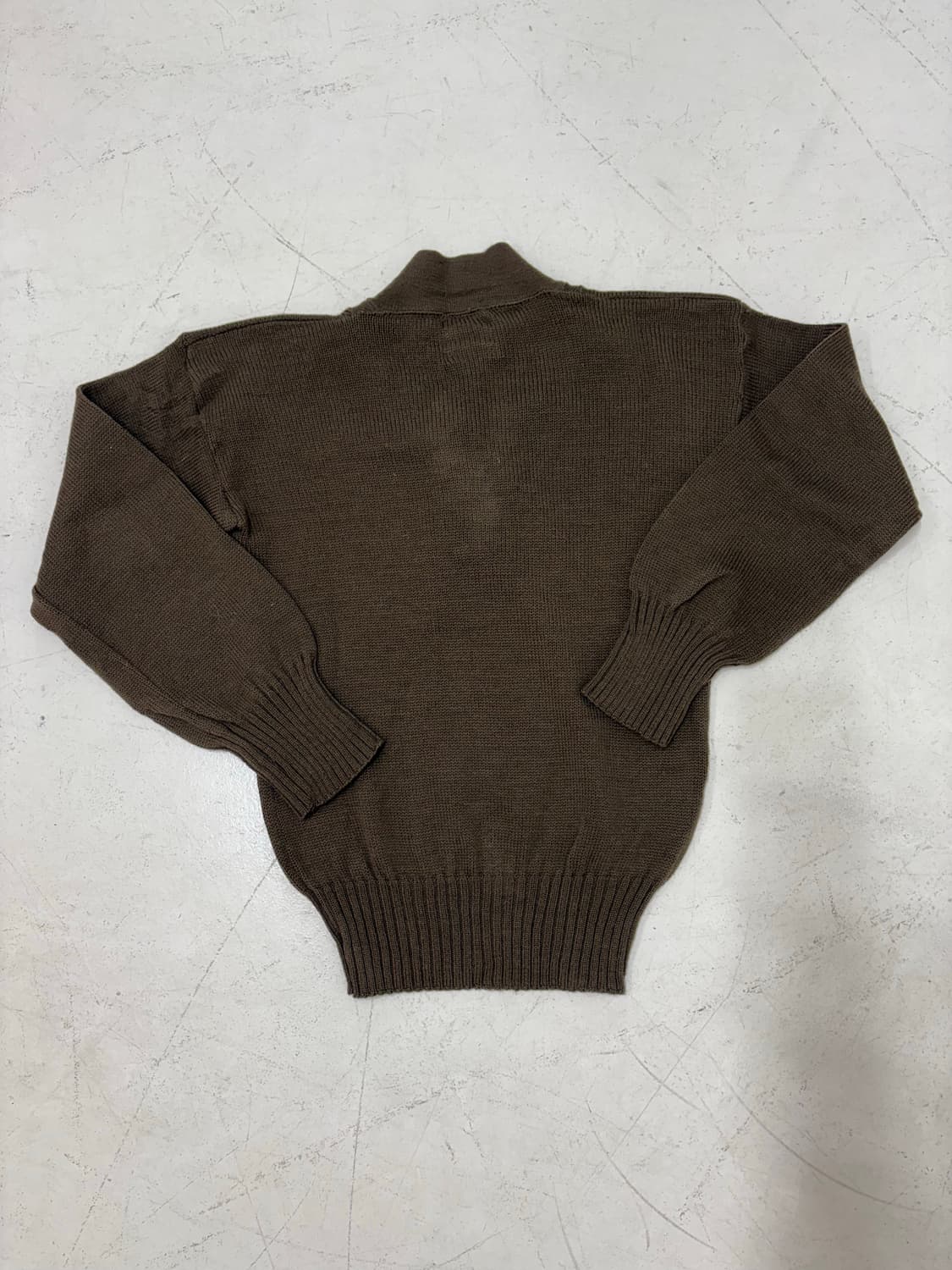 80‘s US Army 5 Button Wool Sweater 상품이미지4