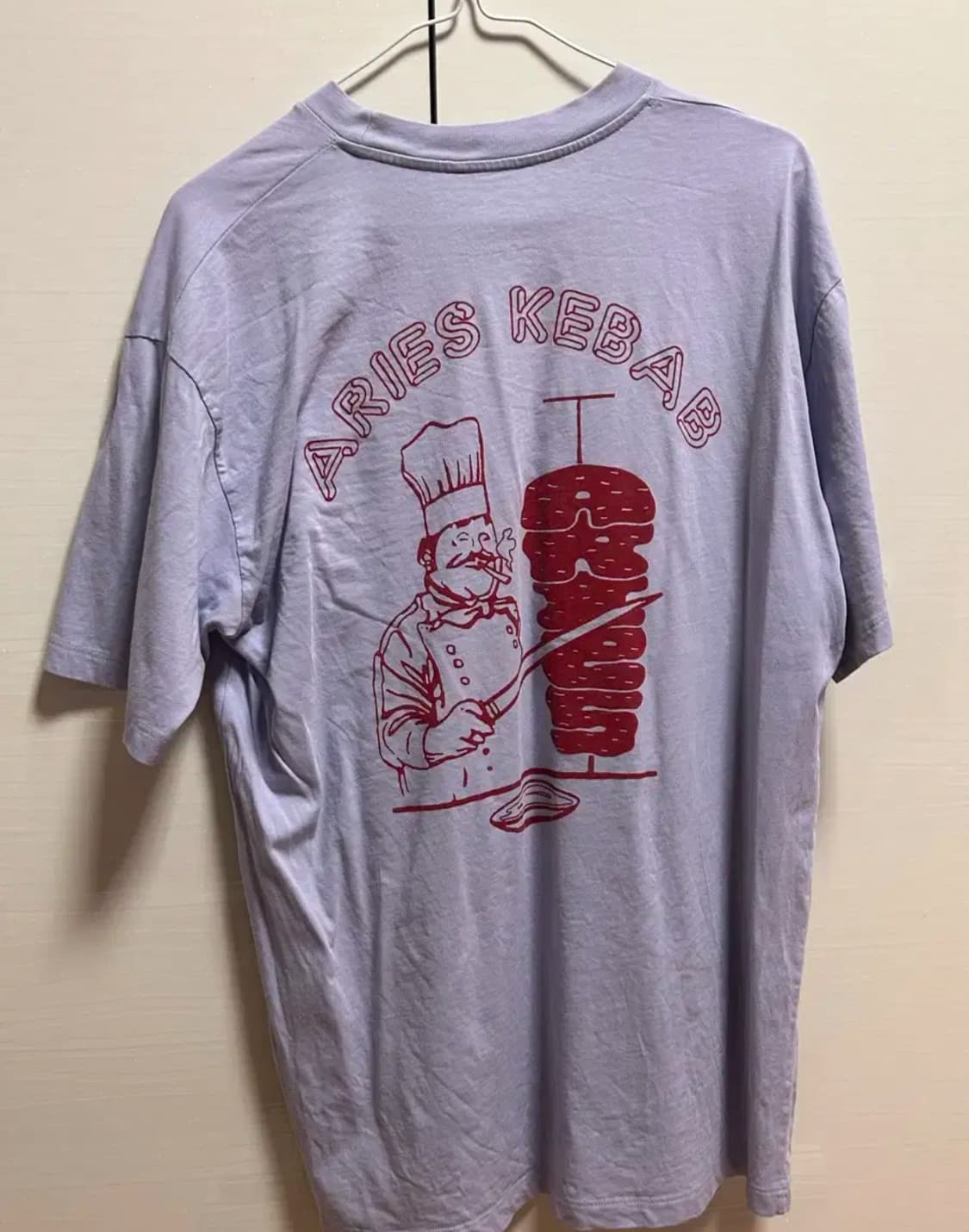 Aries 에리즈 라벤더 퍼플 반팔 티셔츠 상품이미지2