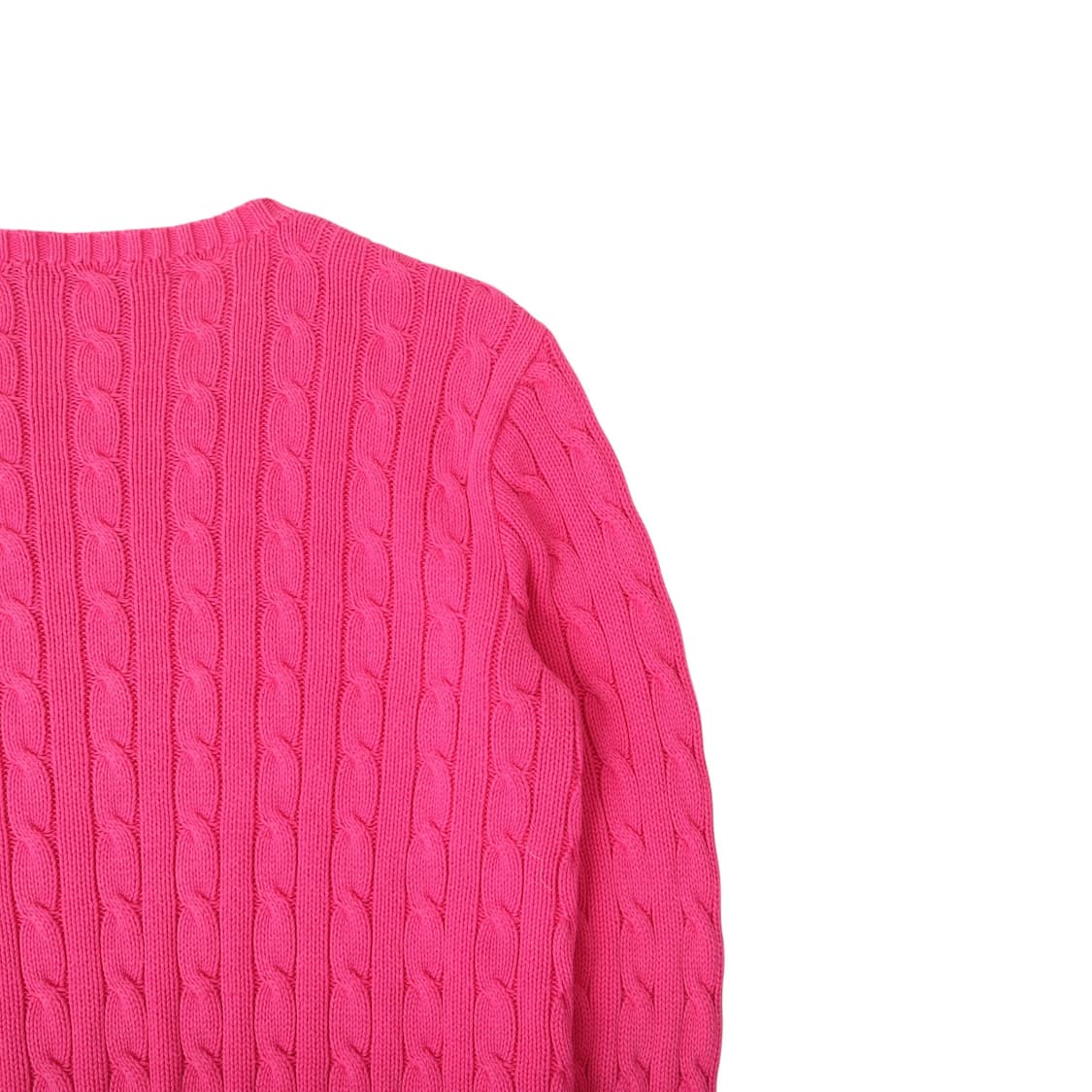 폴로 랄프로렌 핑크 코튼 케이블 니트 상품이미지6