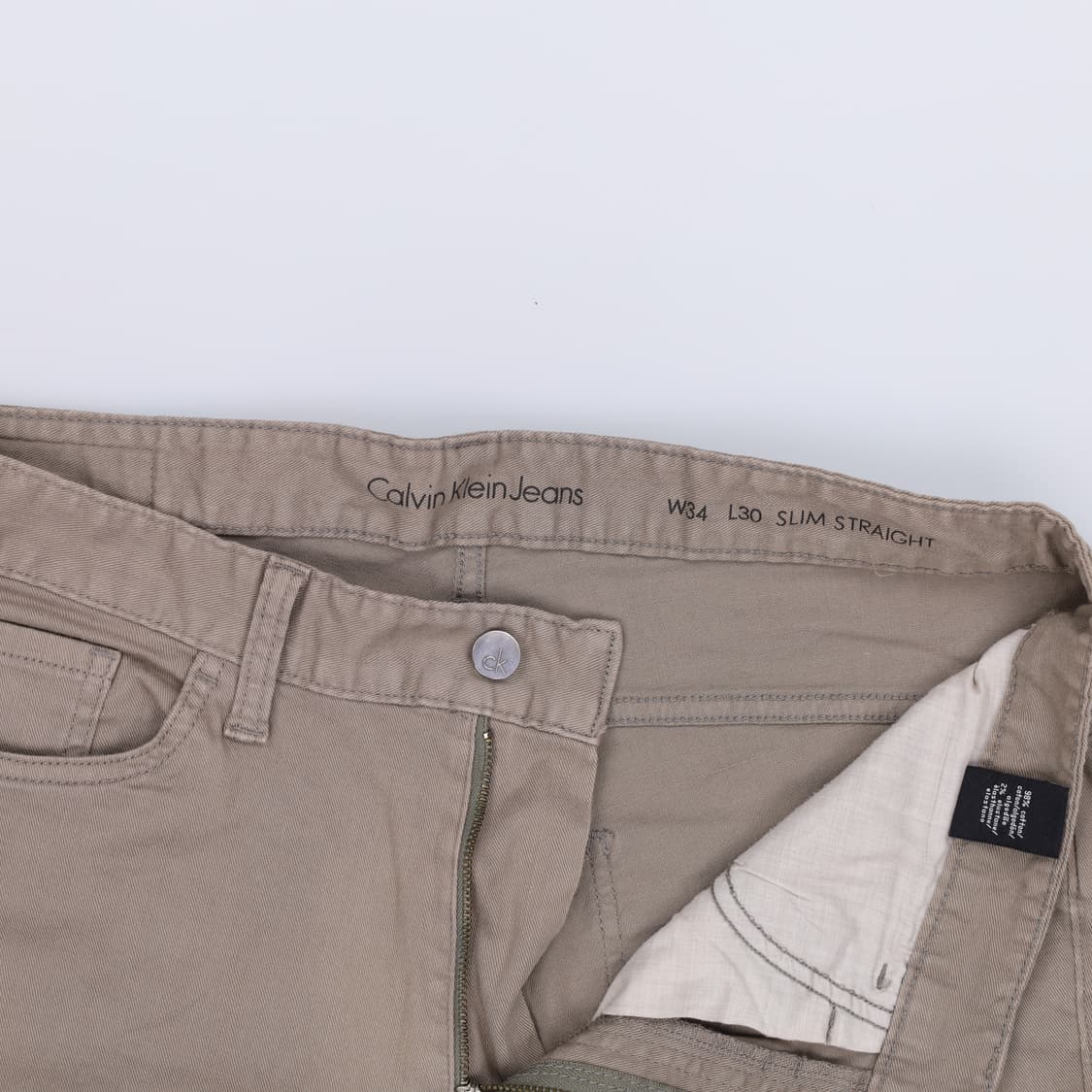 W34L30 캘빈클라인 슬림 팬츠 0428H 상품이미지3