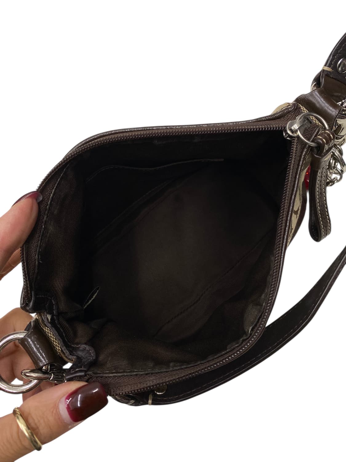 코치 y2k 패브릭 미니백 상품이미지3