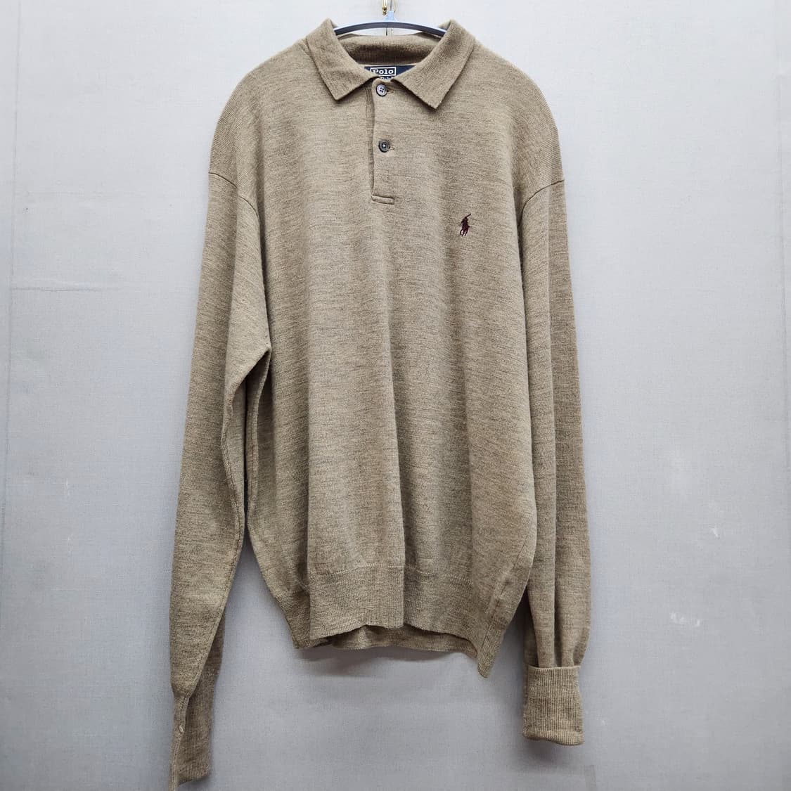 폴로랄프로렌 로고 카라 램스울 니트 XL(XL~2XL) 상품이미지1