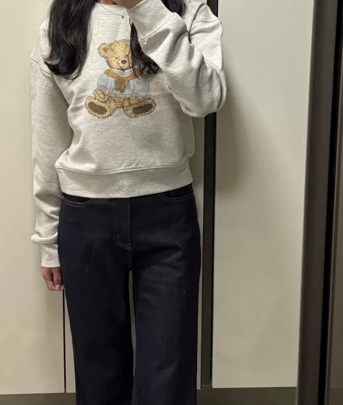 마리떼 곰돌이 맨투맨 s 상품이미지3