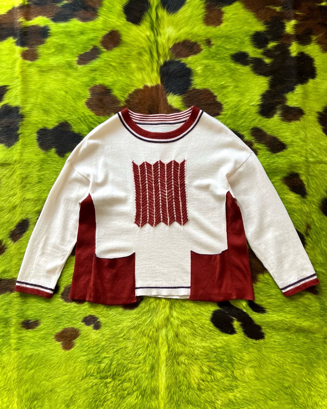 HIROKO BIS 2-Pocket Wool Knit Sweater 상품이미지3