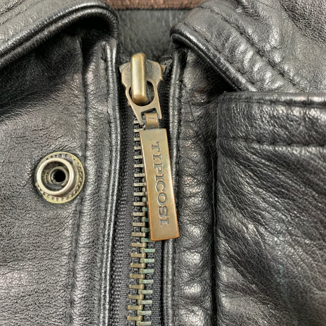 90s 티피코시 양가죽 봄버자켓 블랙  상품이미지6