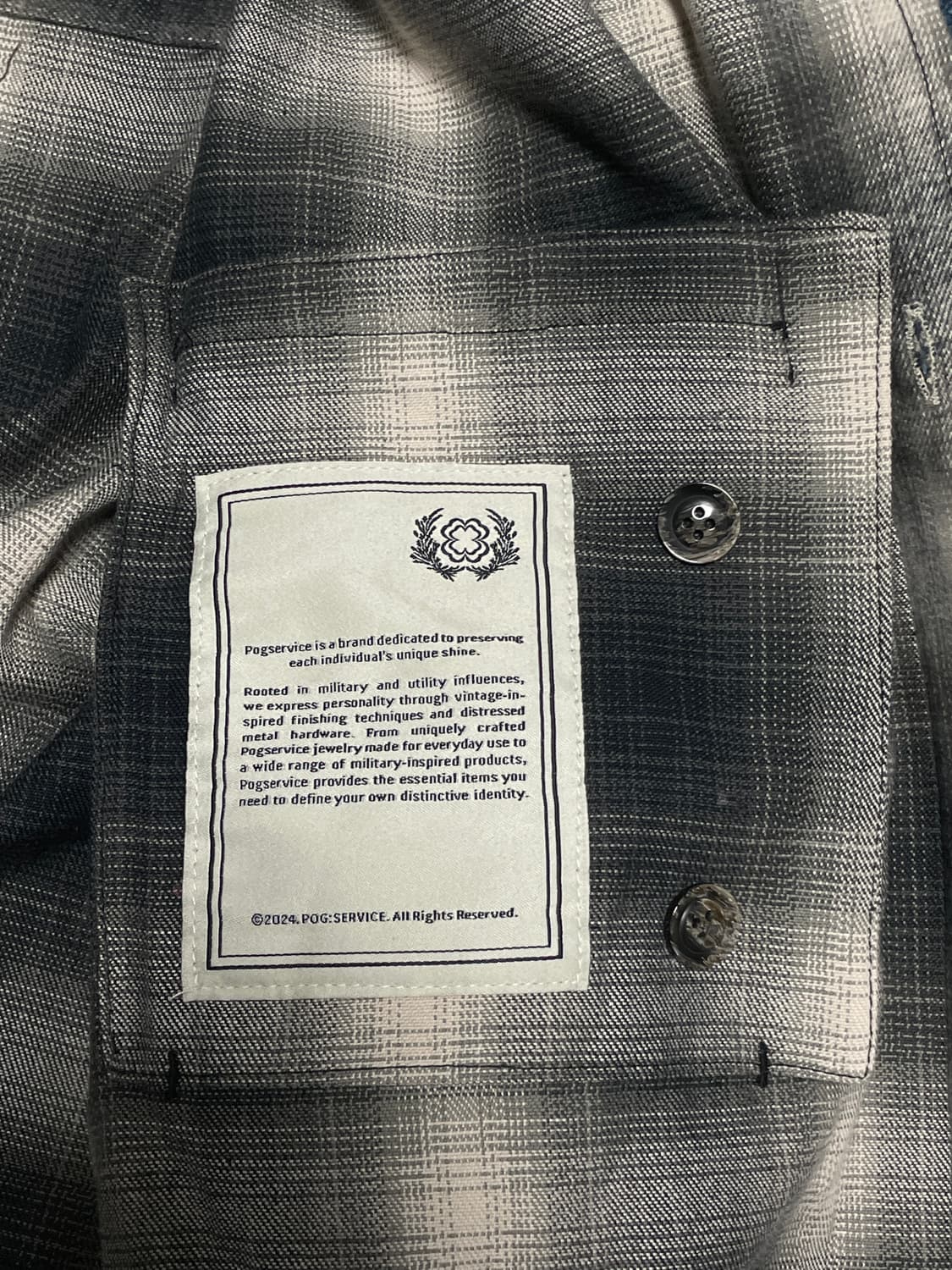 [3] 포그서비스 플란넬 셔츠 상품이미지5