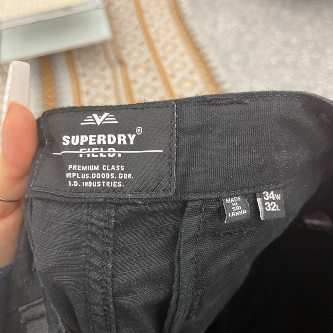 슈퍼드라이 빈티지 레트로 스트릿 카고팬츠 34인치 C10685 상품이미지5