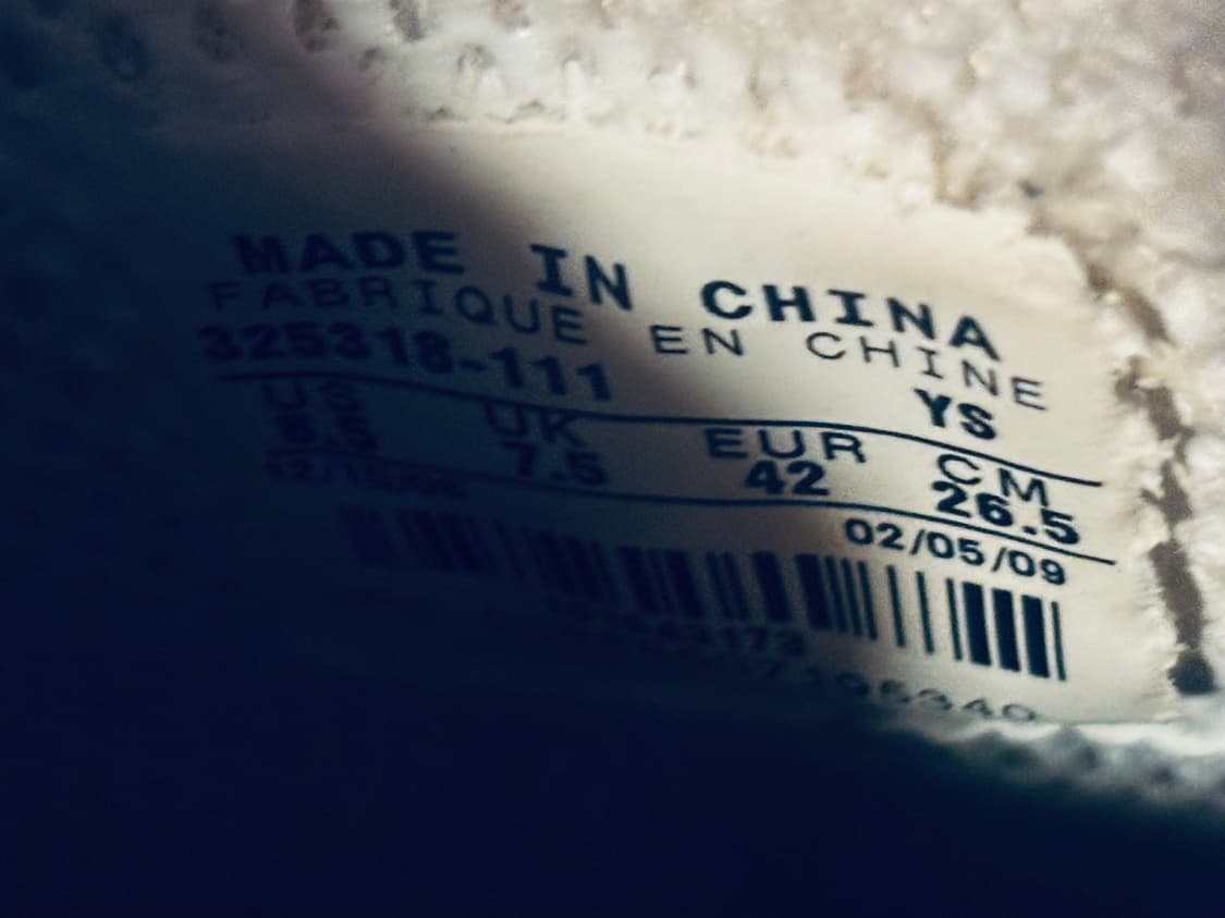 나이키 반달하이 슈프림 화이트 실버 스터드 상품이미지3