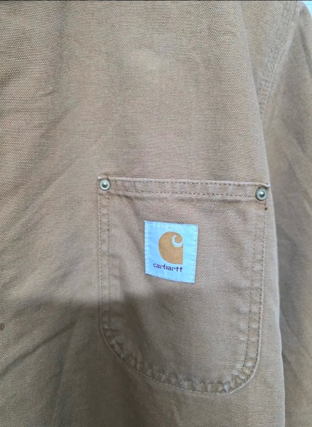 칼하트 브라운 덱 자켓 코듀로이 카라 사이즈 105 상품이미지2