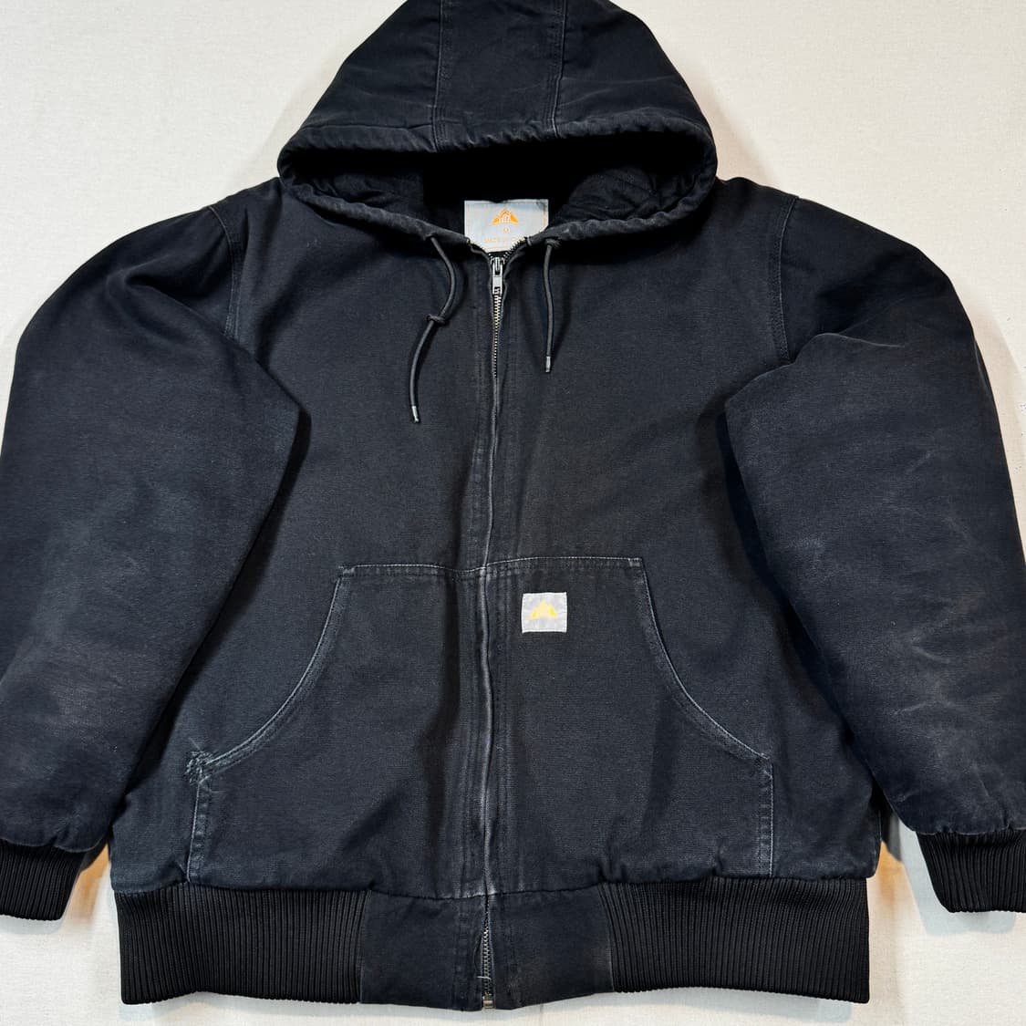 M) USA 워크웨어 덕 캔버스 액티브 자켓 블랙 상품이미지2