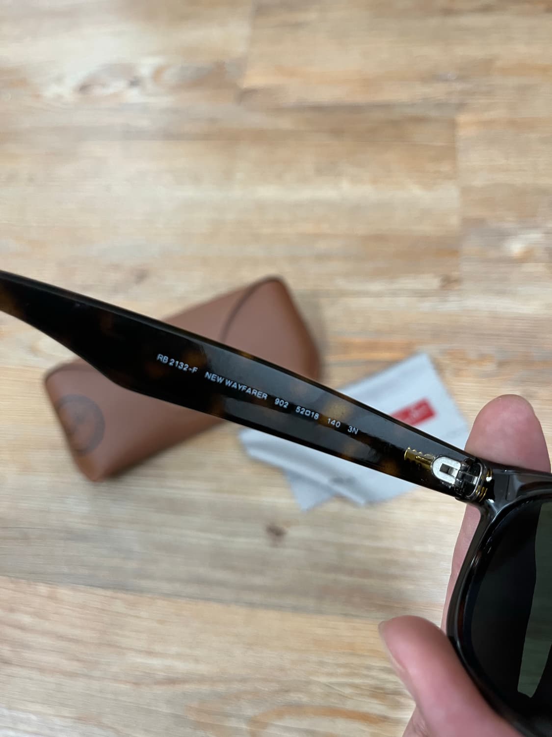 레이벤 rb2132 f 52사이즈 톨토이즈 선글라스 상품이미지5