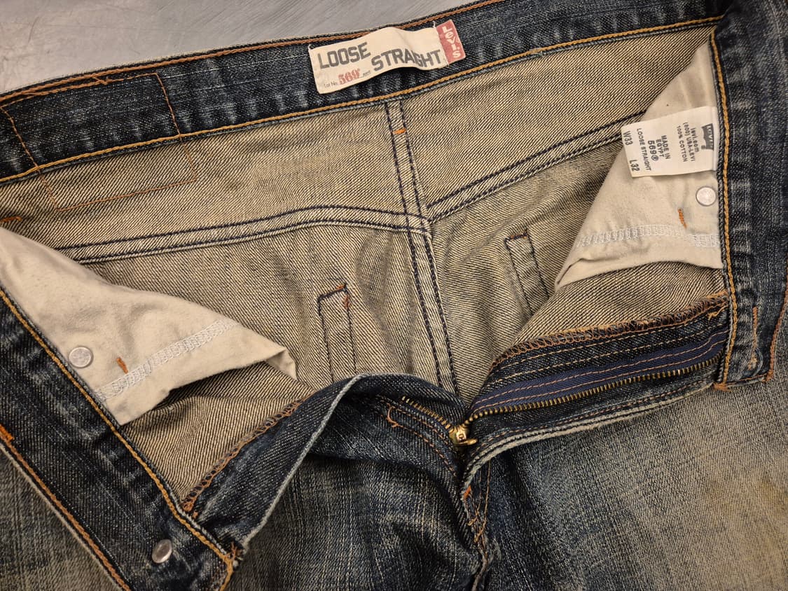 00s 리바이스 569 루즈 스트레이트핏 데님 팬츠 상품이미지6