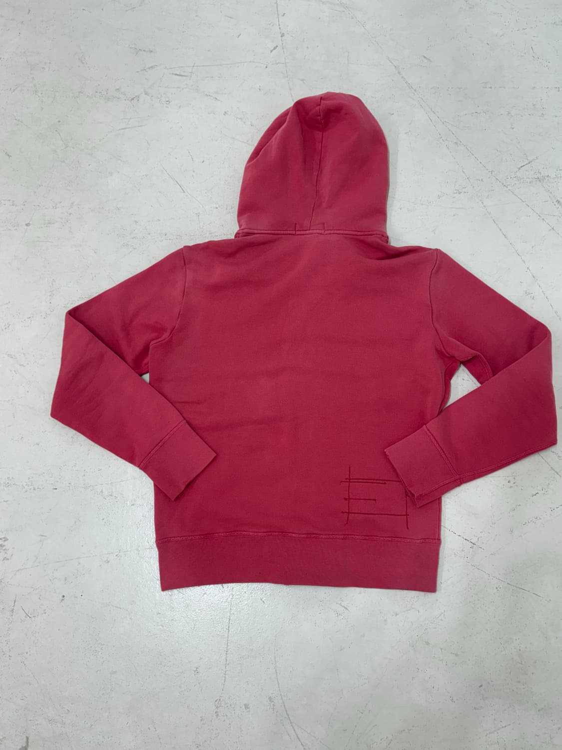 90's polo ralph lauren Fadded Pink Hood 상품이미지10