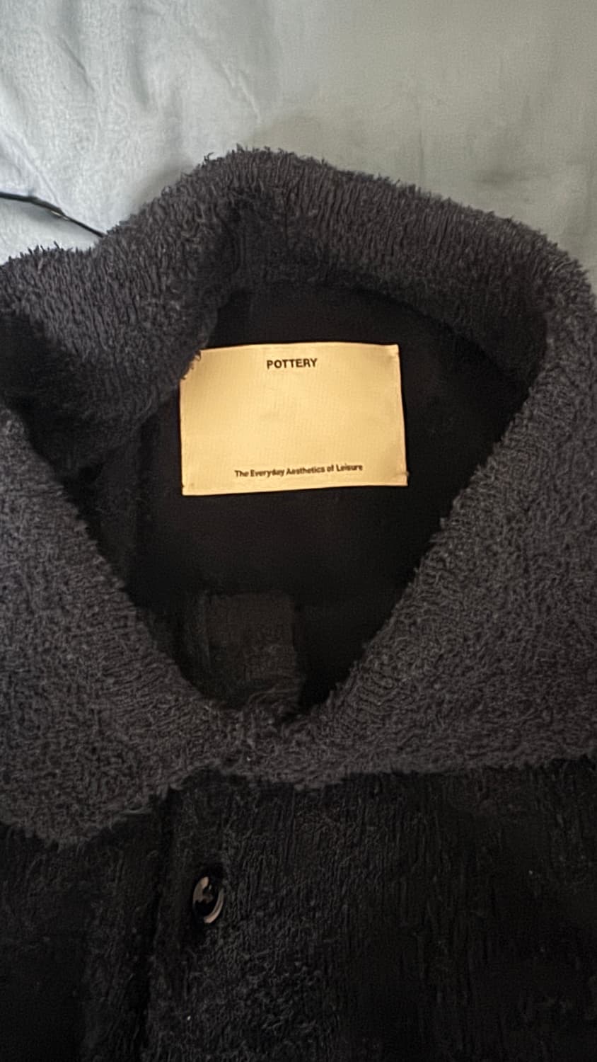 포터리 부클 폴로 니트 네이비 1사이즈 상품이미지3