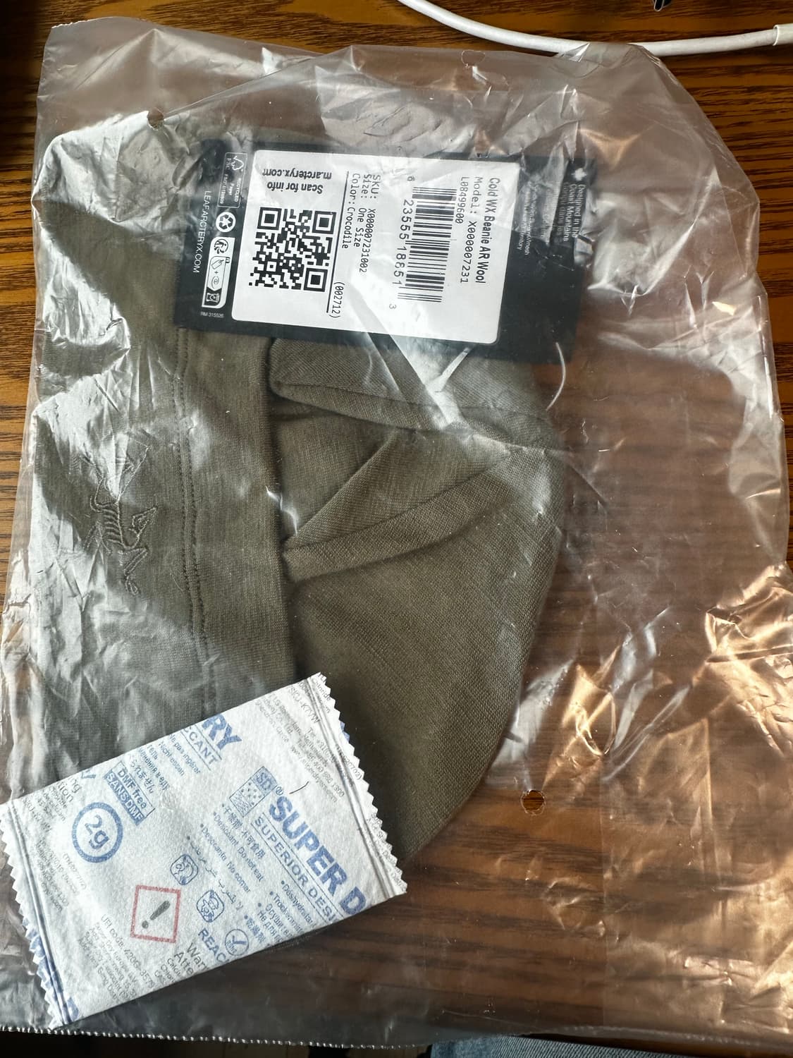 아크테릭스 리프 / 콜드 wx 비니 / 크로코다일 상품이미지2