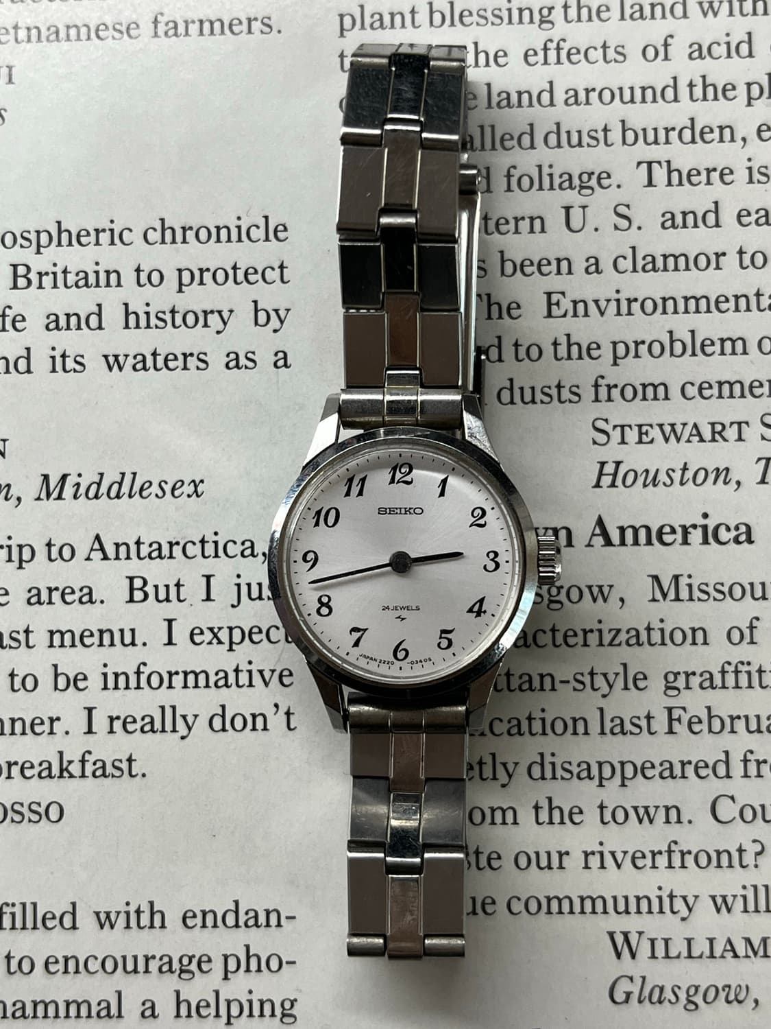 세이코 2220-0020 수동 여성용 빈티지 시계 상품이미지1