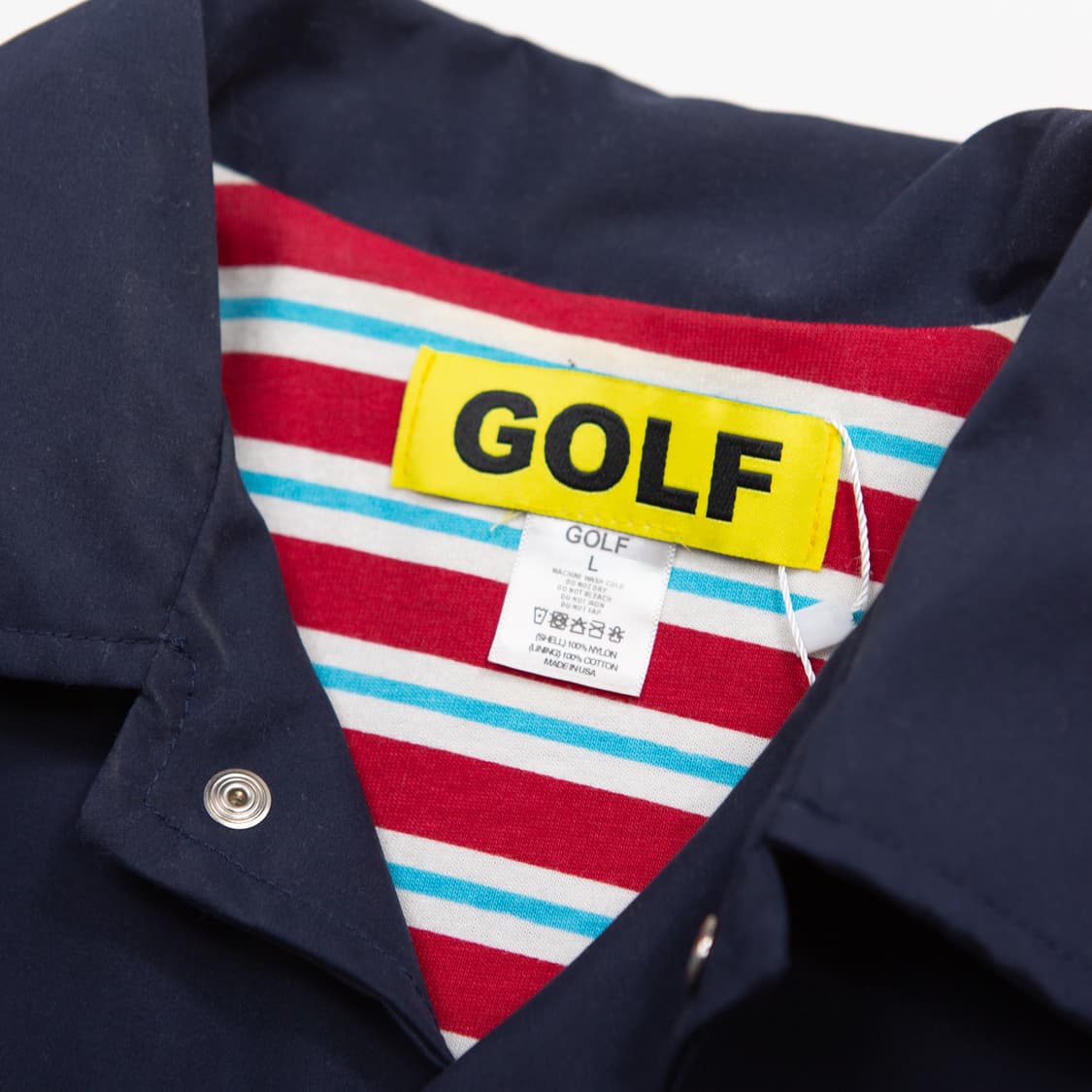 15FW 골프왕 레인보우 코치자켓 네이비 상품이미지8