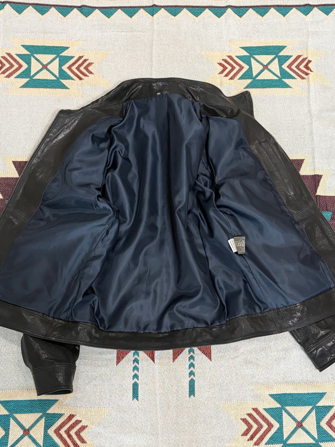 Embelli 양가죽 바이커 라이더 자켓 상품이미지4