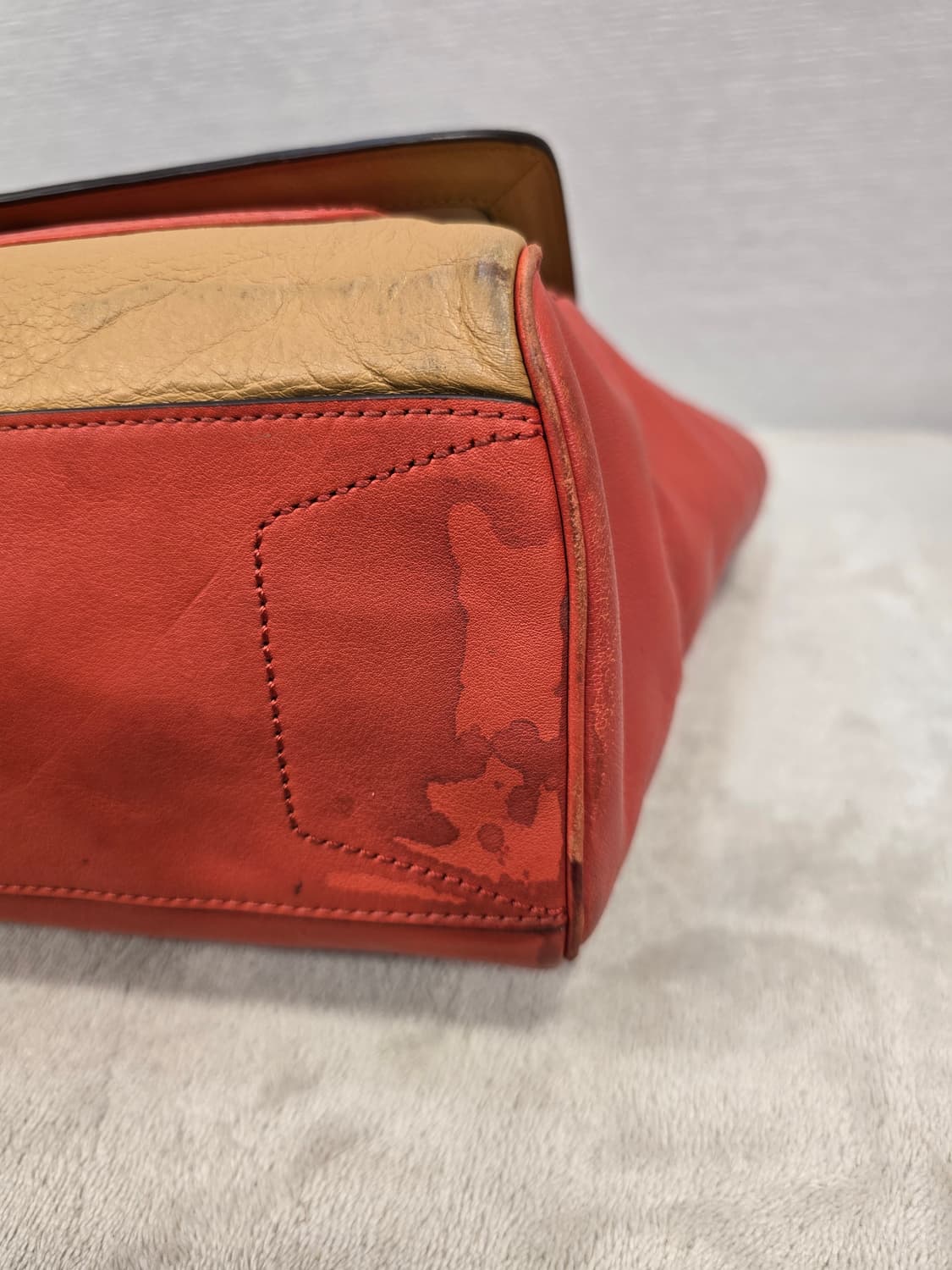 코치 삼색 레더 토트백 숄더백 태슬 장식 가방 상품이미지7