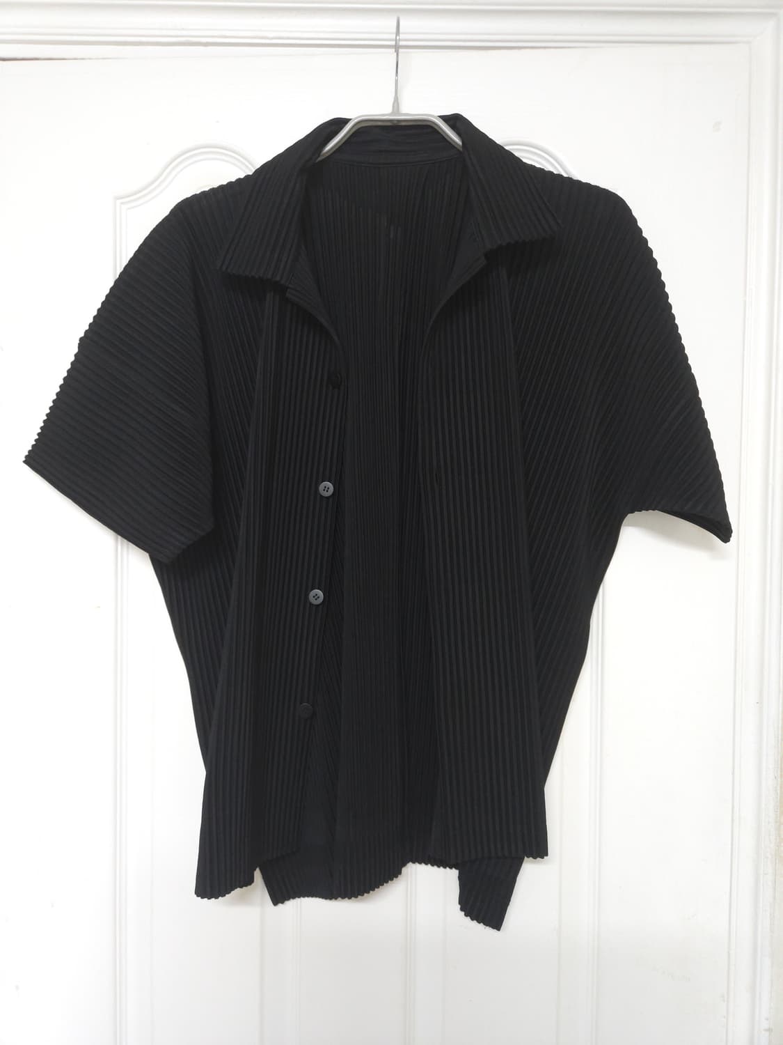 이세이 미야케 옴므 플리세 반팔 셔츠 2사이즈 블랙 상품이미지3