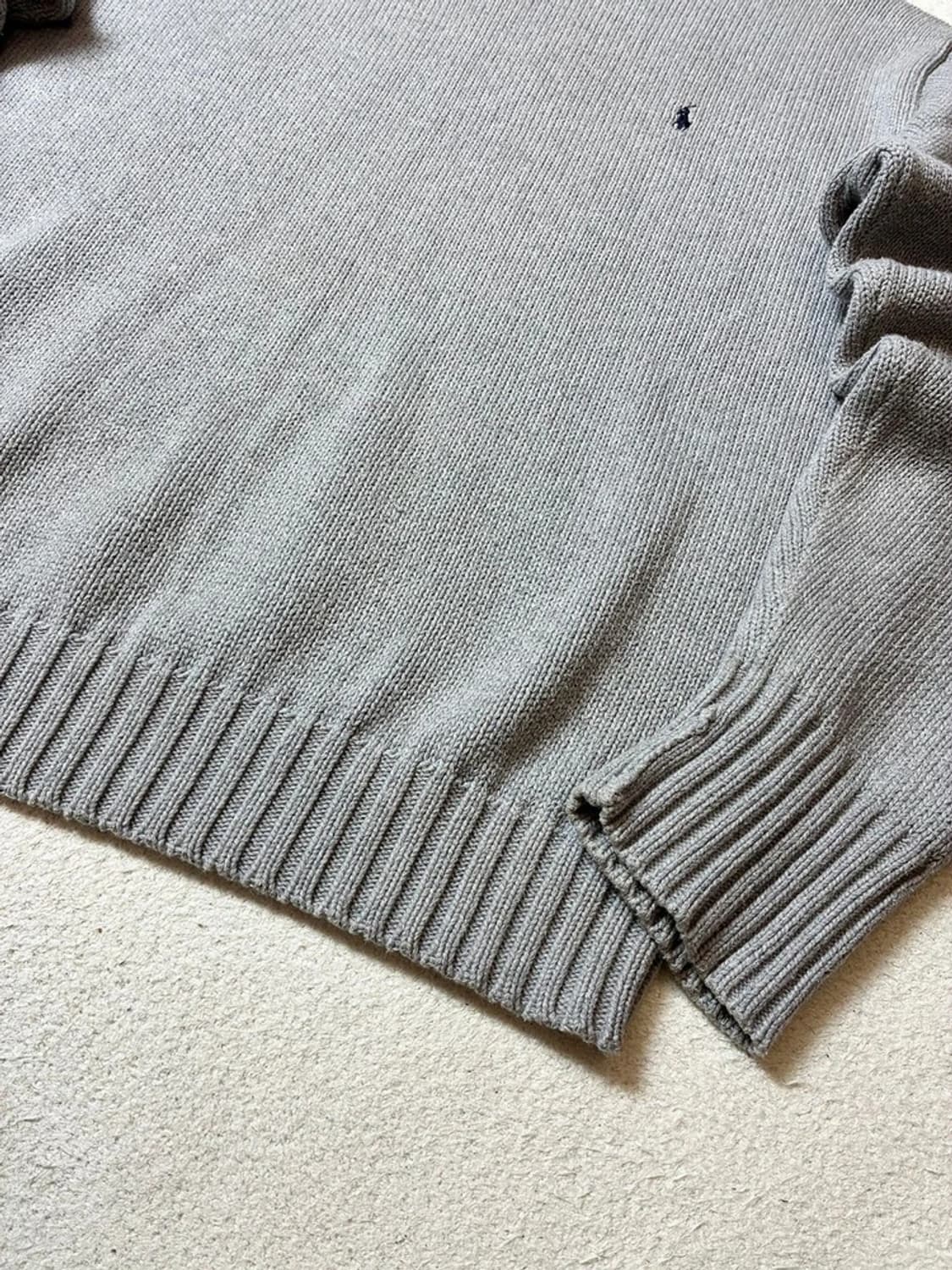 폴로 랄프로렌 00's 헤비코튼 로고 니트 PN7572 상품이미지4