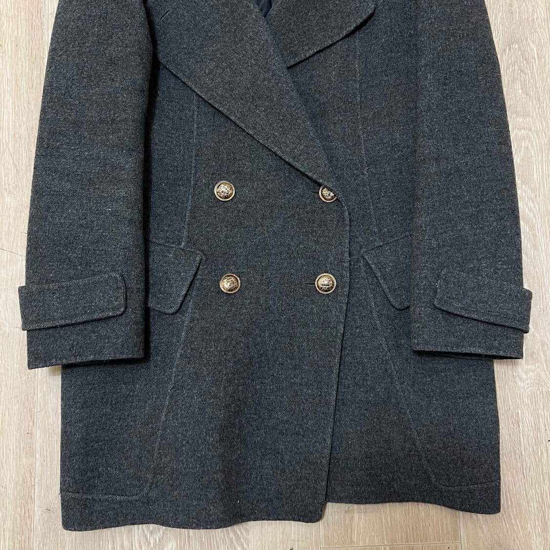 한섬 SJSJ 여성 모직 금장 더플 코트 55-66  상품이미지3