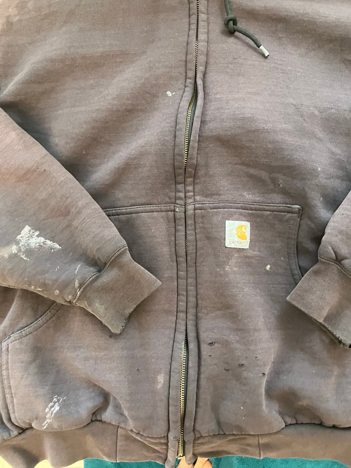 Carhartt distressed faded hoodie (칸예 착용) 상품이미지5