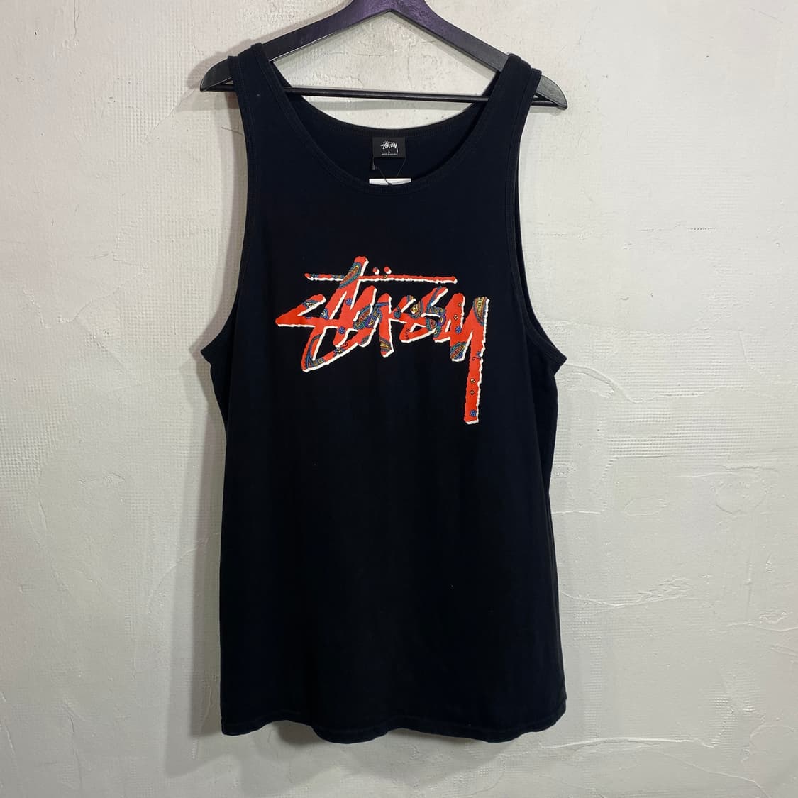 스투시 프린팅 슬리브리스 상품이미지2