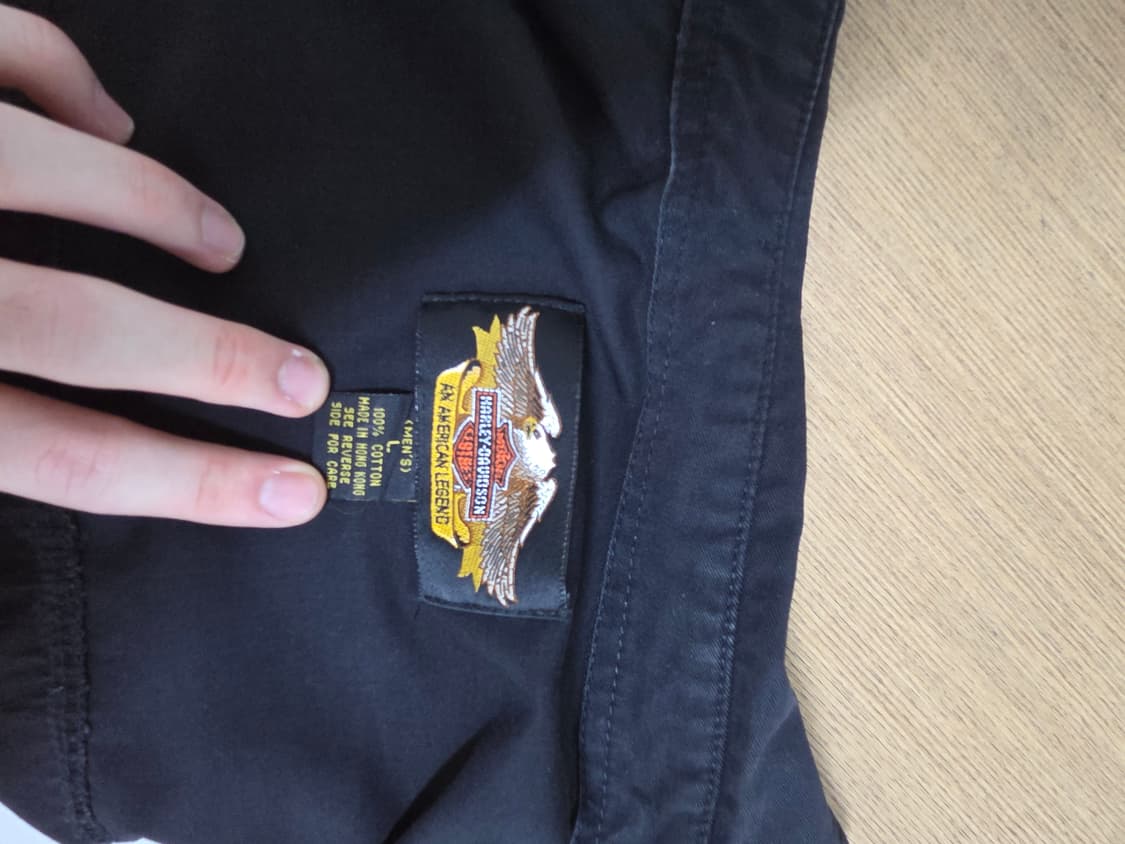 빈티지 할리데이비슨 바이크 셔츠 상품이미지3