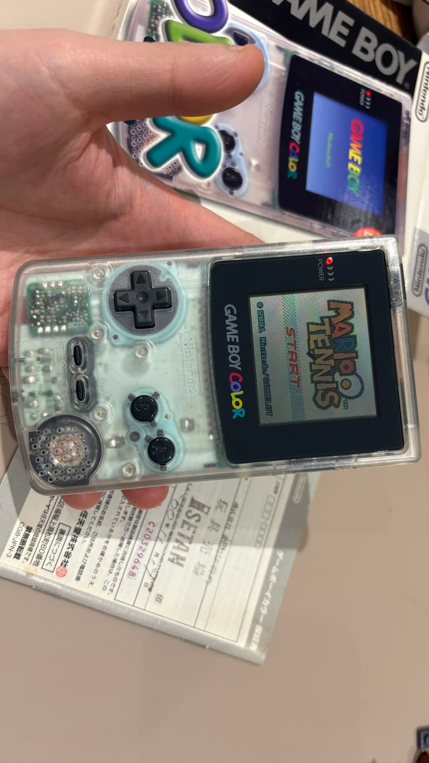 (새제품) 닌텐도 게임보이 컬러 CGB(gbc) 풀박스 상품이미지2