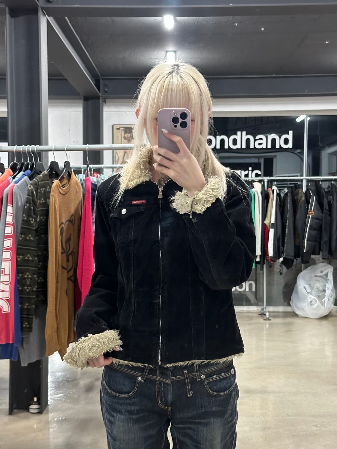 캘빈 클라인 블랙 코듀로이 자켓 상품이미지1