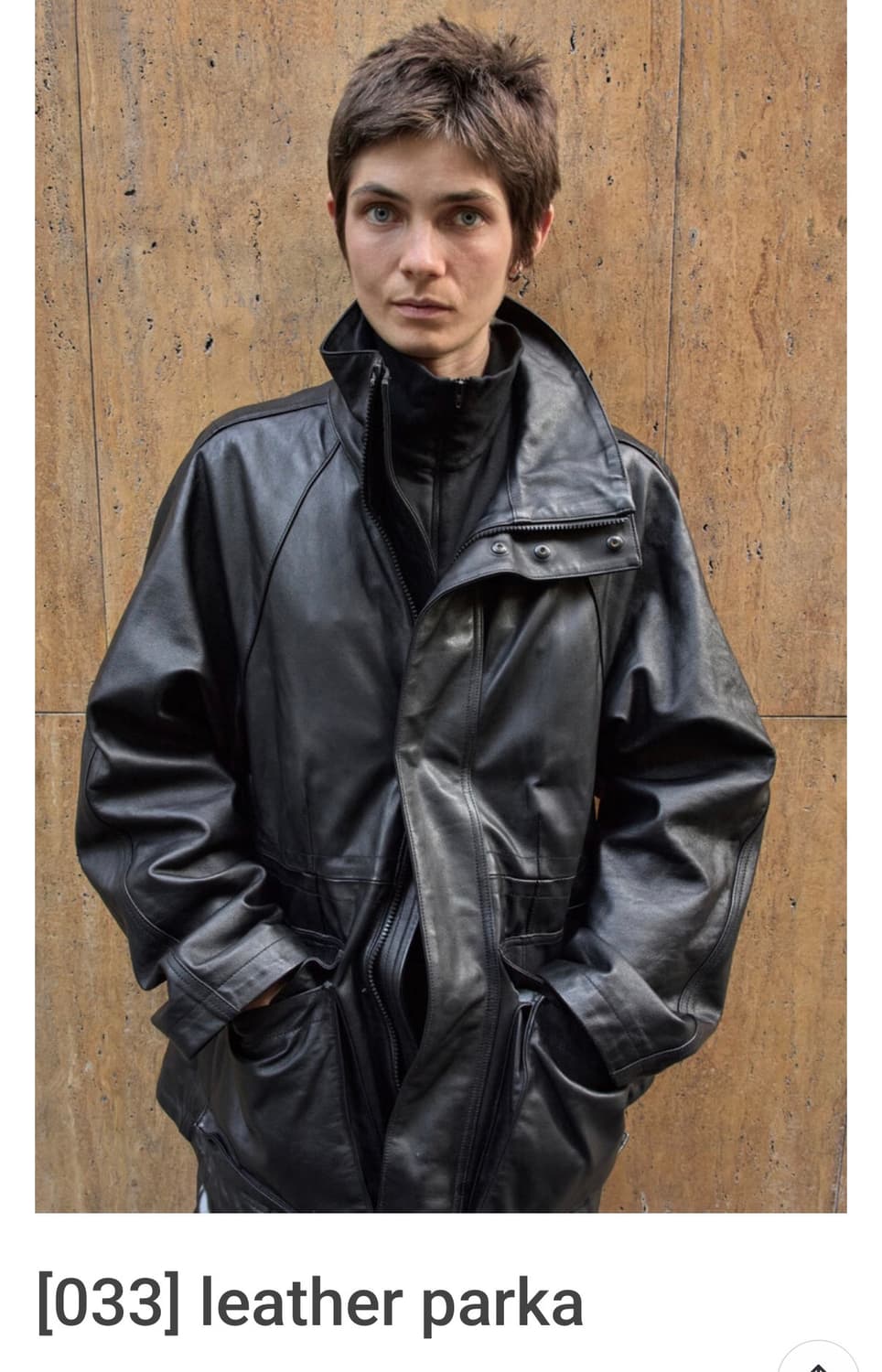[3] 머듈 레더 파카 상품이미지1