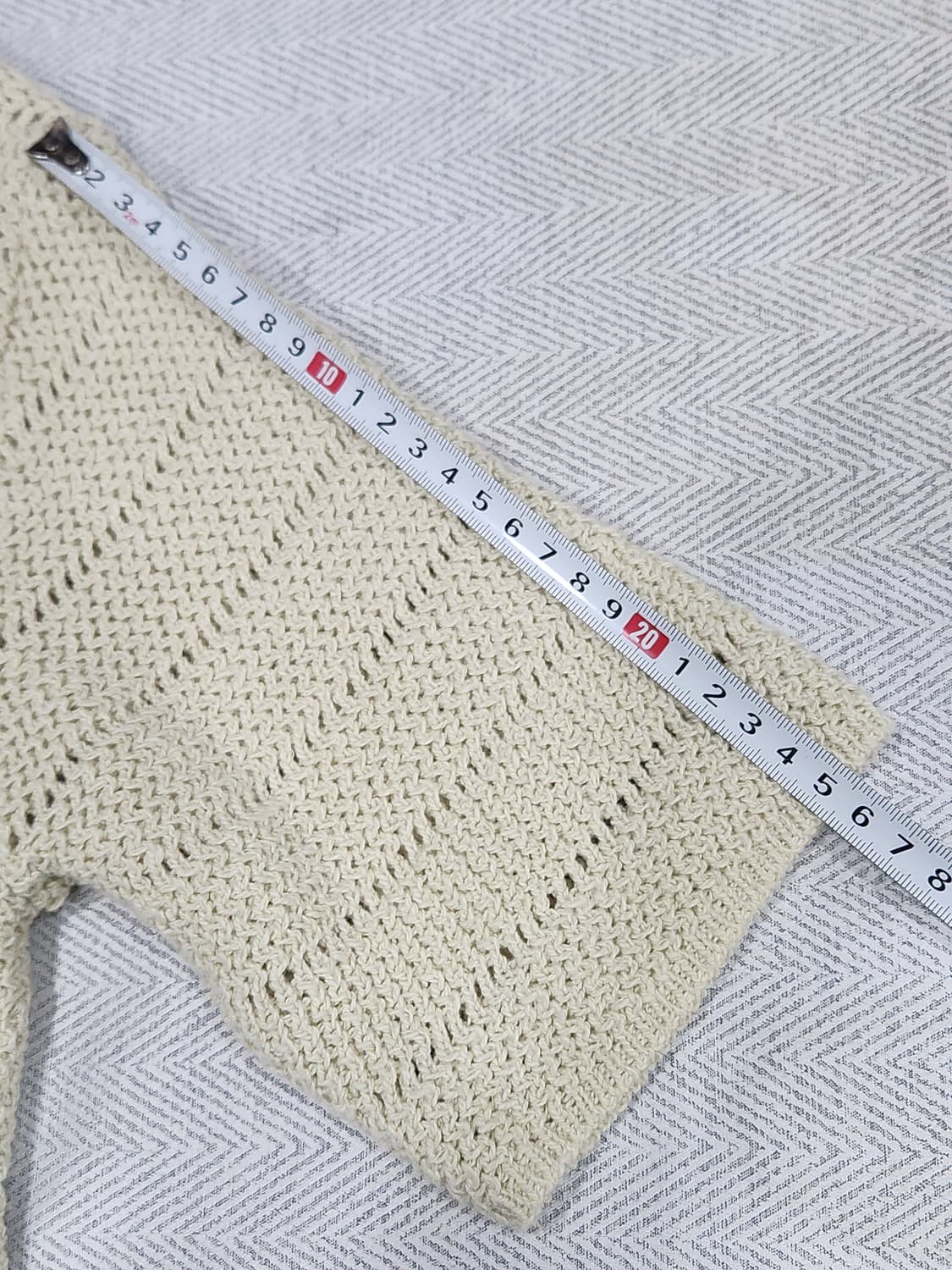 [F] 더샌드 the sand 반팔 카라 니트 연그린 상품이미지9