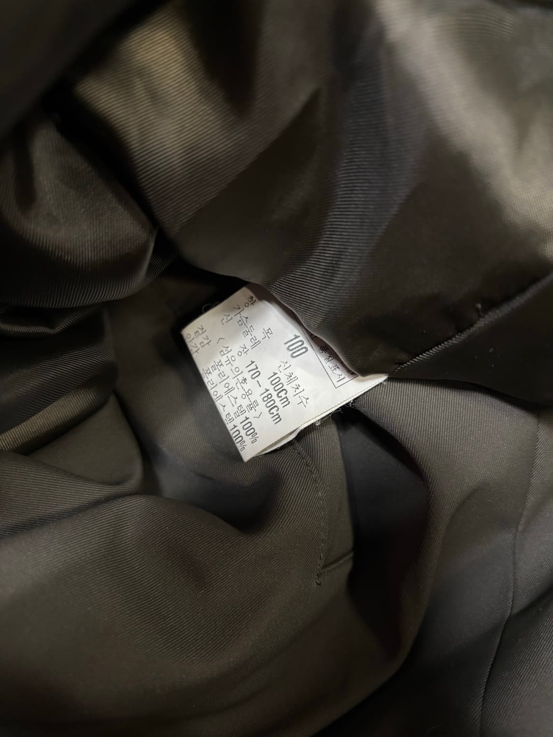 90s YSL 입생로랑 브라운 점퍼 파카 바람막이 상품이미지4