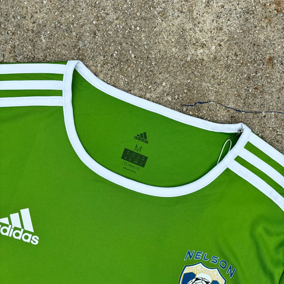 아디다스 빈티지 블록코어 반팔티 M 상품이미지4