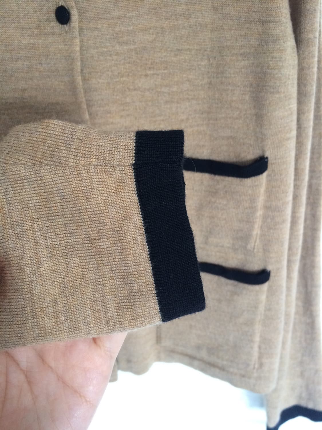 빈티지 로라애슐리 배색 니트 가디건 상품이미지8