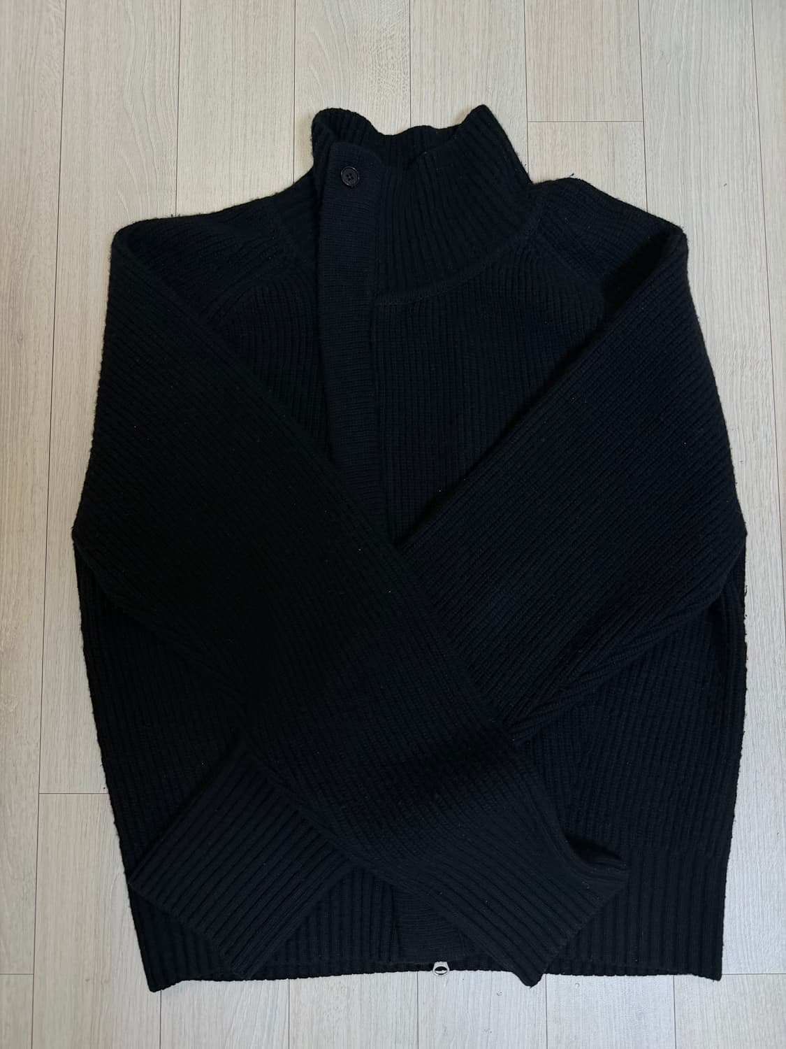 토니웩 사선 니트 집업 판매 상품이미지2