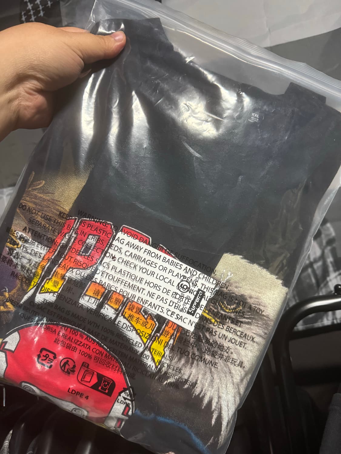 슈프림 x 마르지엘라 스플릿 티셔츠 XXL 상품이미지3