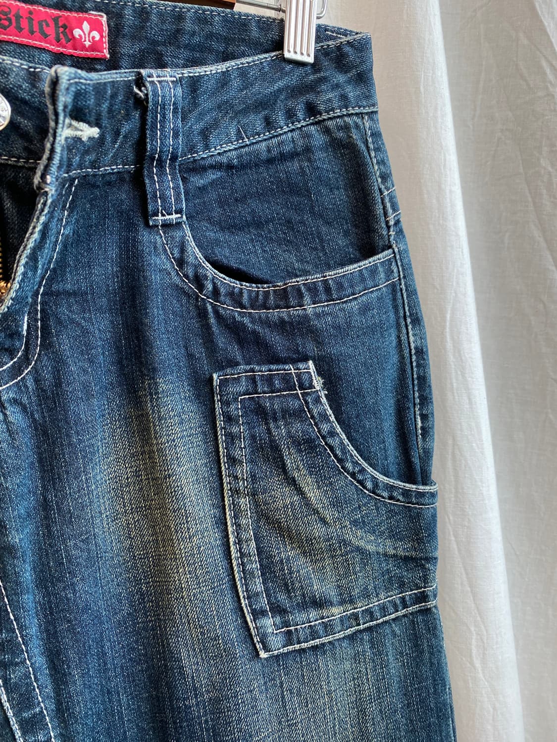 Y2K 로우라이즈 데님팬츠(27) 상품이미지8