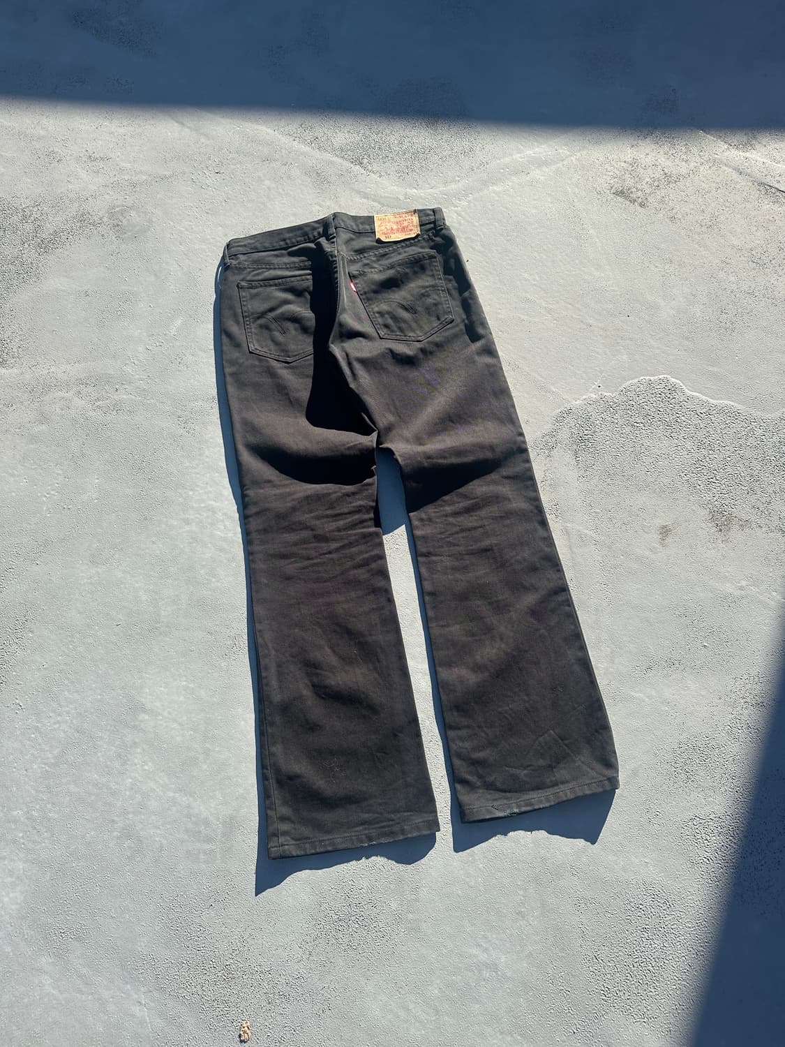 [W32 H33] 00s 리바이스 재팬 517 부츠컷 블랙 상품이미지4