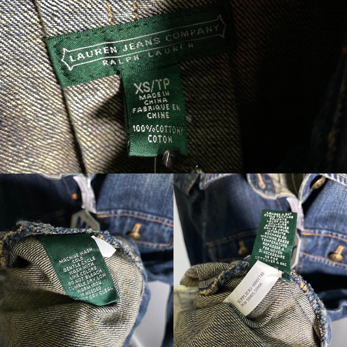 (새상품)랄프로렌 금장 로고 버튼 로브 셔츠 자켓 상품이미지8