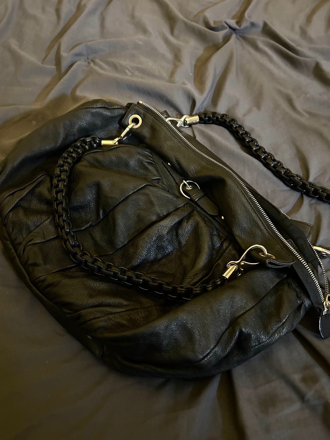Sheep skin Leather Sholder Bag 상품이미지1