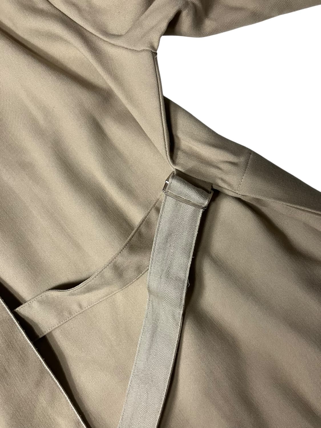 the CASHMERE 베이지 롱 트렌치 코트 M 상품이미지8