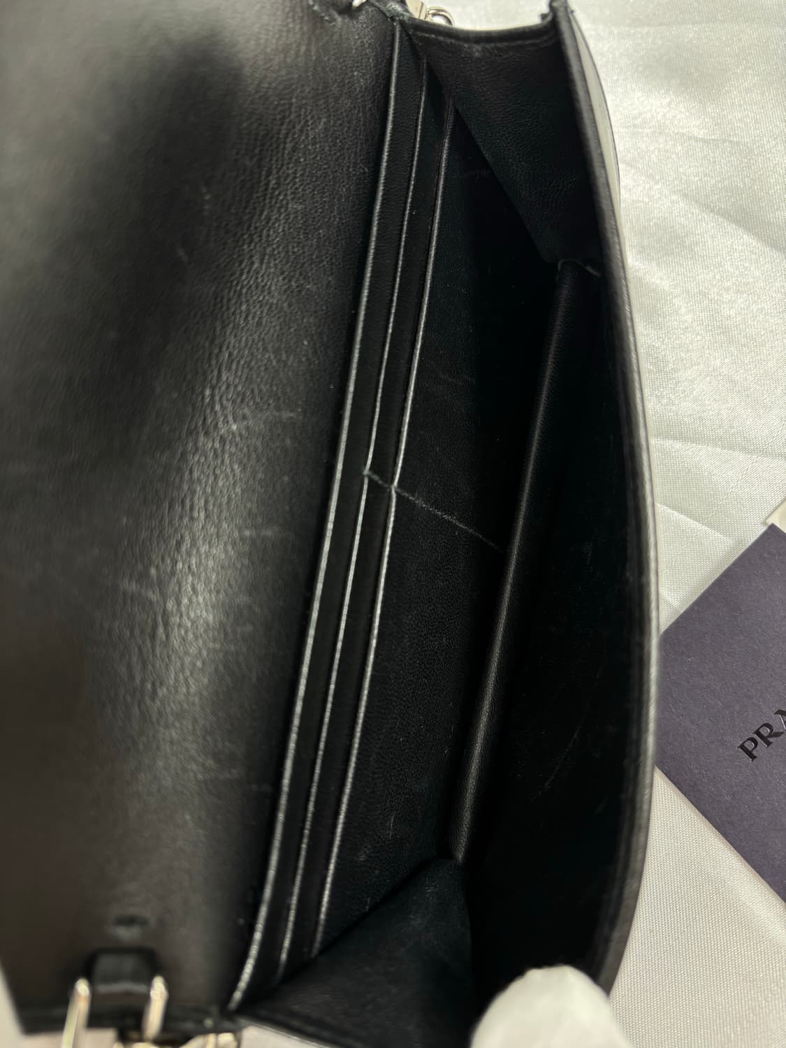 (풀구성)프라다 다이어그램 은장 숄더 체인크로스백 상품이미지9