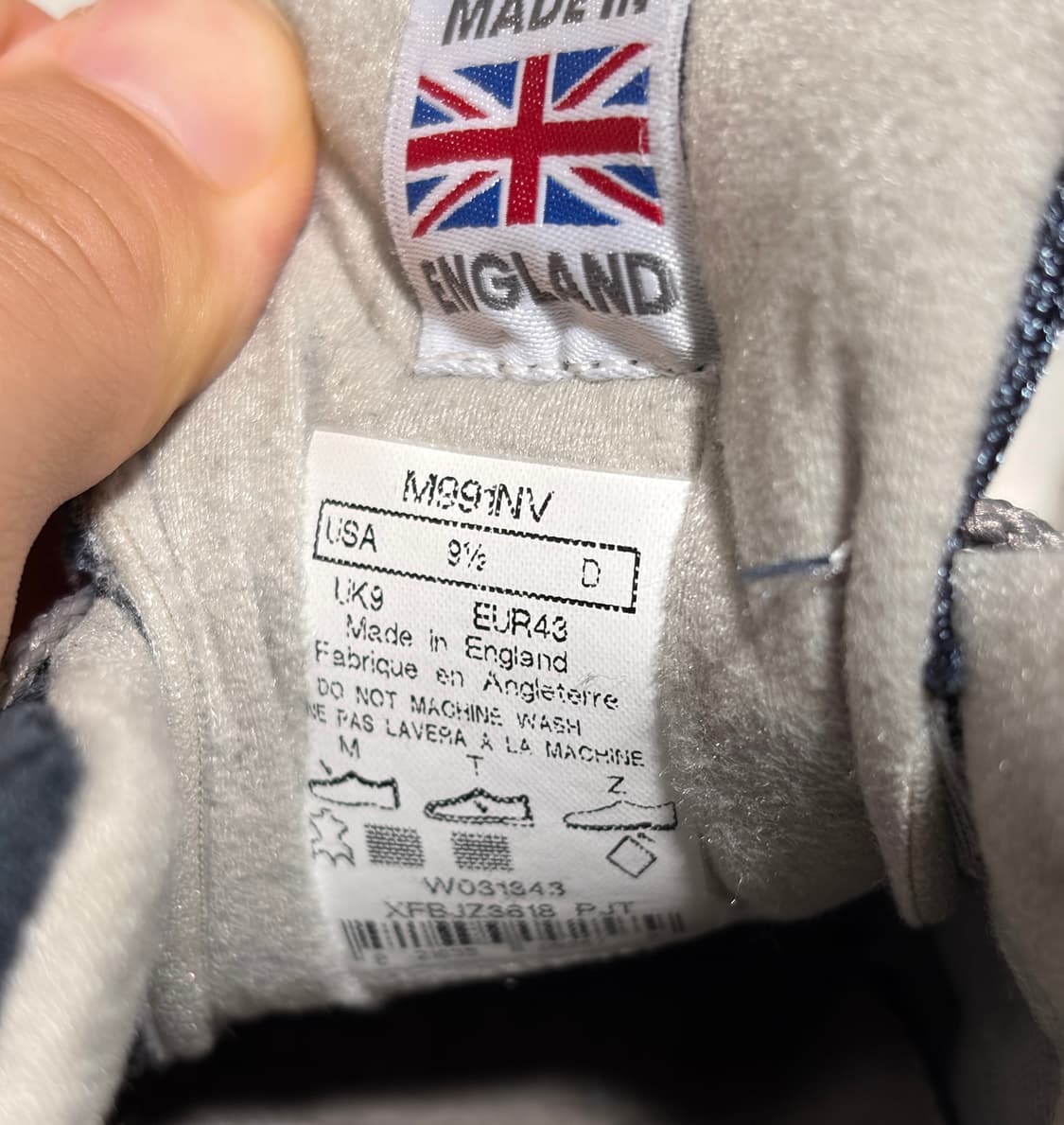 뉴발란스 991 메이드 인 UK 네이비 상품이미지5